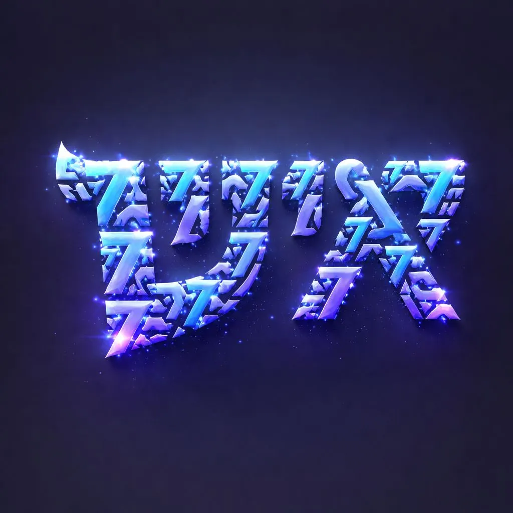 Yeesh logo made of 7s